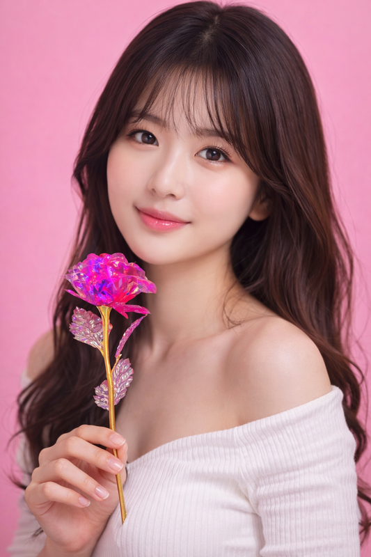 Set of 7 "Especially for You" Teddy with Eternal Golden Rose Gift Box – Multicolor Decorative Rose and Cute Bear Combo for Gifting, Love, Anniversary, Birthday, Valentine’s Day – Premium Romantic Gift Set